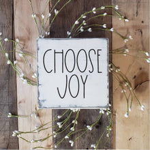 Load image into Gallery viewer, SI - Mini Wood Sign with Saying - BL
